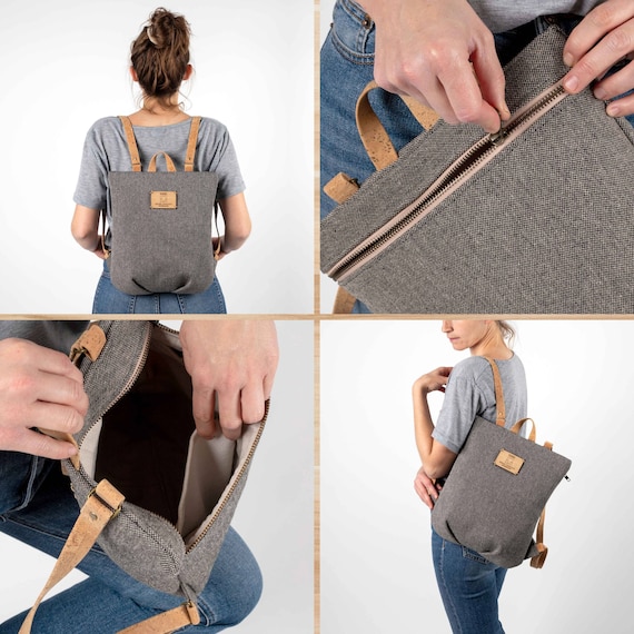 Damen-Rucksack, Anti-Diebstahl-Reiserucksack, diebstahlsicherer Rucksack  für Frauen, Anti-Taschendiebstahl-Rucksack Geldbörse Damen-Rucksack -  .de