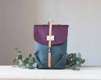 Sustainable Women's Canvas Backpack - Eco Friendly Fashion for the Environmentally Conscious