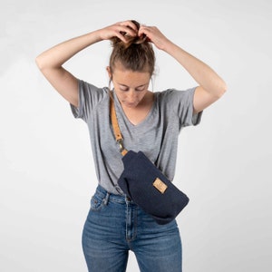 Canvas schoudertas voor vrouwen, schoudertas crossbody, katoenen canvas schoudertas, schoudertas van gerecyclede stof voor vrouwen, schoudertas crossbody