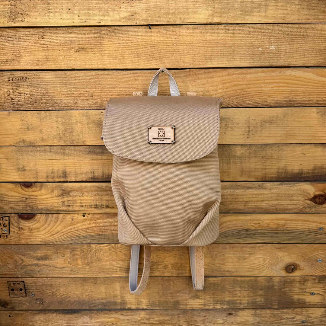 Casual Minimalist Backpack for Daily Use – Handmade Small Rucksack for ...