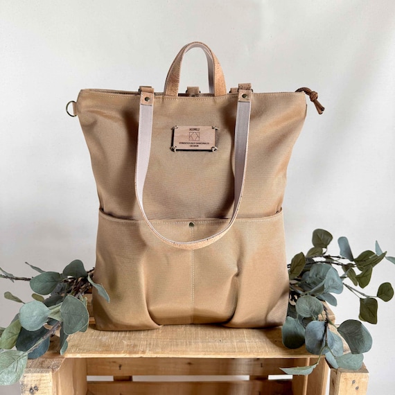 Vegan Purse Backpack for Women, Handmade Purse to Backpack  display picture 2