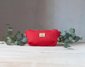 Sac à bandoulière écologique en toile recyclée - Cadeau végétalien fait main