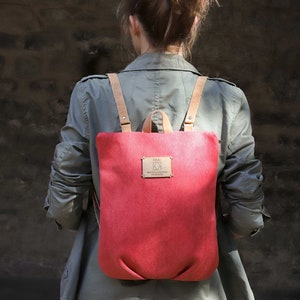 Women's Mini Vegan Rucksack: Stylish and Sustainable Compact Backpack image 2