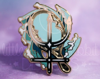Neptune Enamel Pin