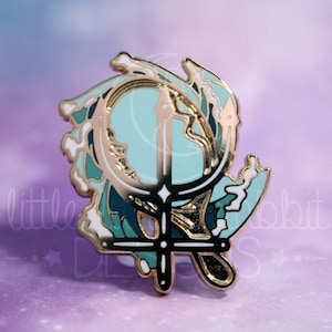 Neptune Enamel Pin