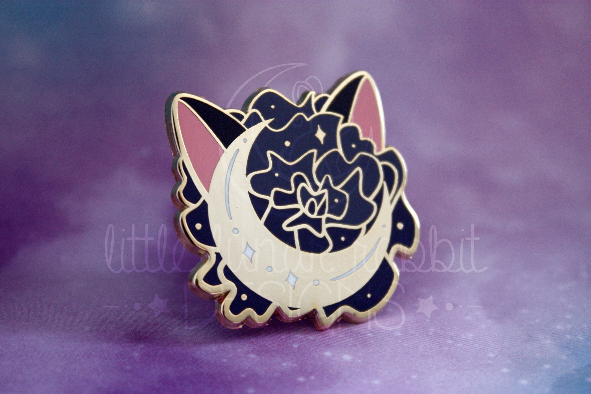 Lunar Feline Advisor Enamel Pin - Etsy
