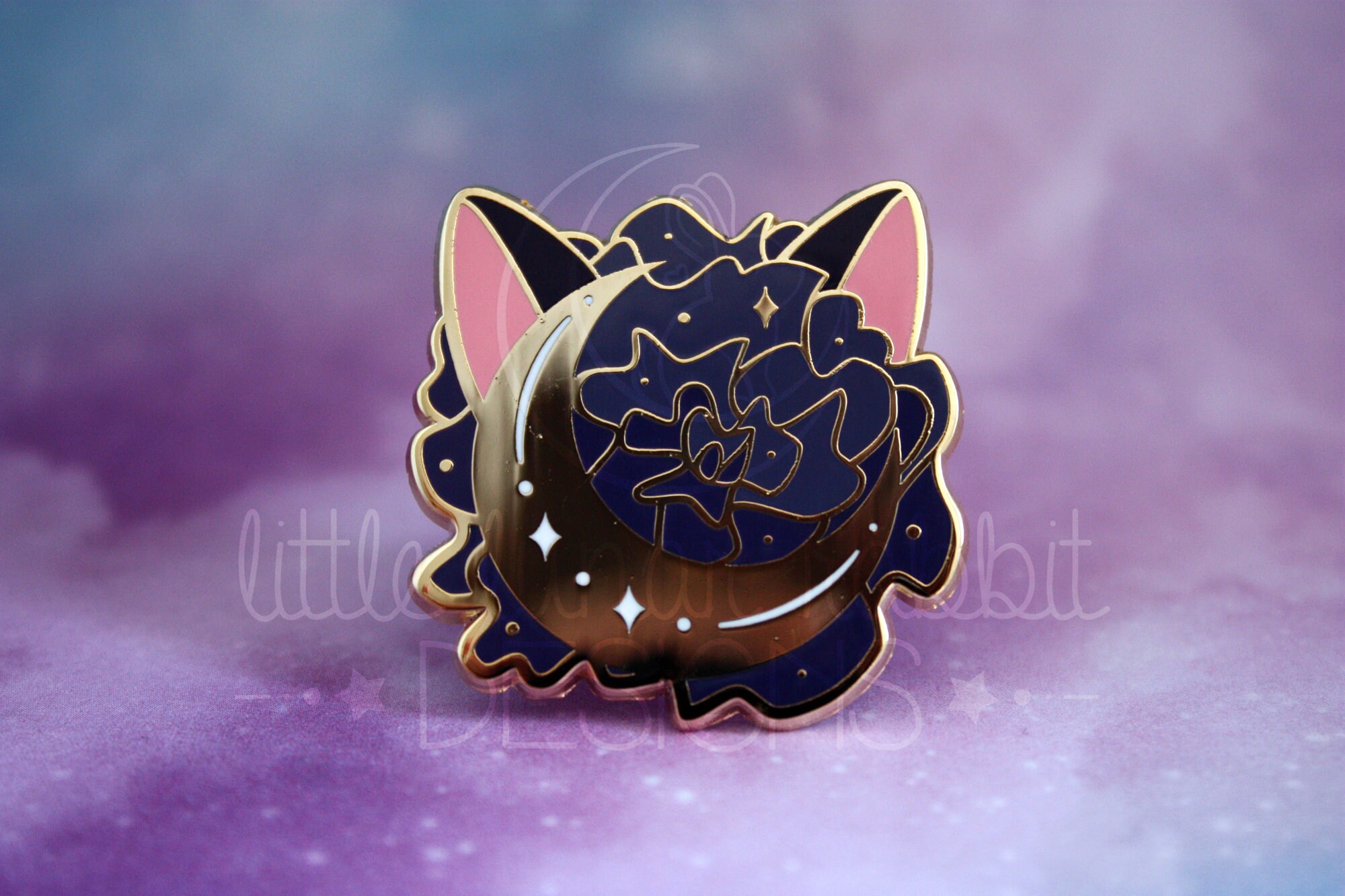 Lunar Feline Advisor Enamel Pin - Etsy