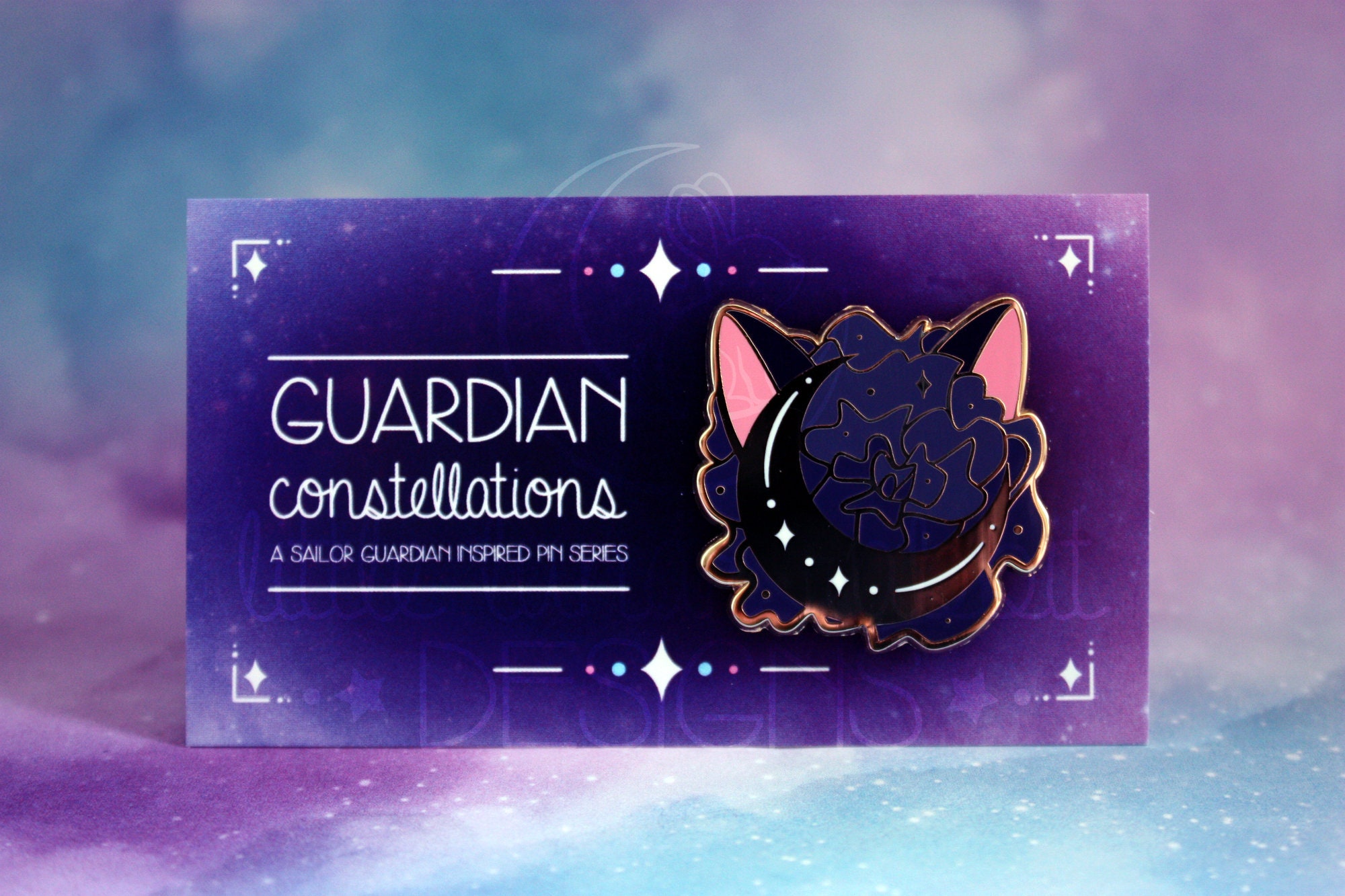 Lunar Feline Advisor Enamel Pin - Etsy