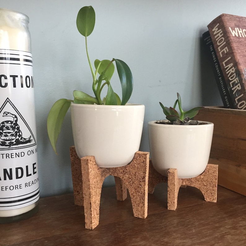 Cork Plant Stand