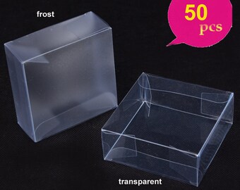 clear plastic presentation boxes
