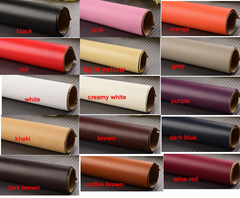 7.8x11.8 PU leather Sticky Sheet Faux Leather Self Etsy