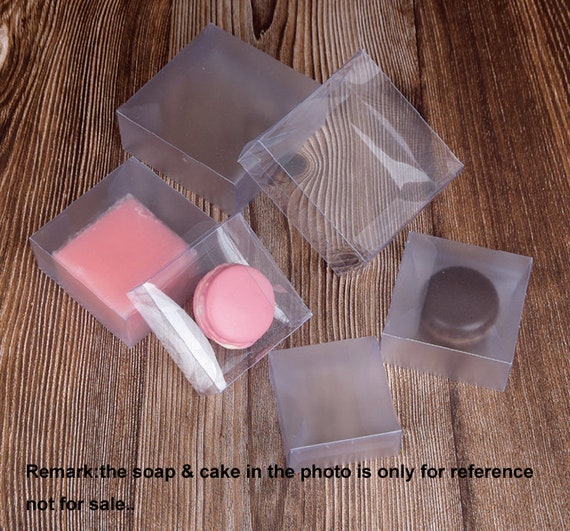 50pcs Clear Plastic Boxes For Gifts Pvc Packing Box Gift Packaging