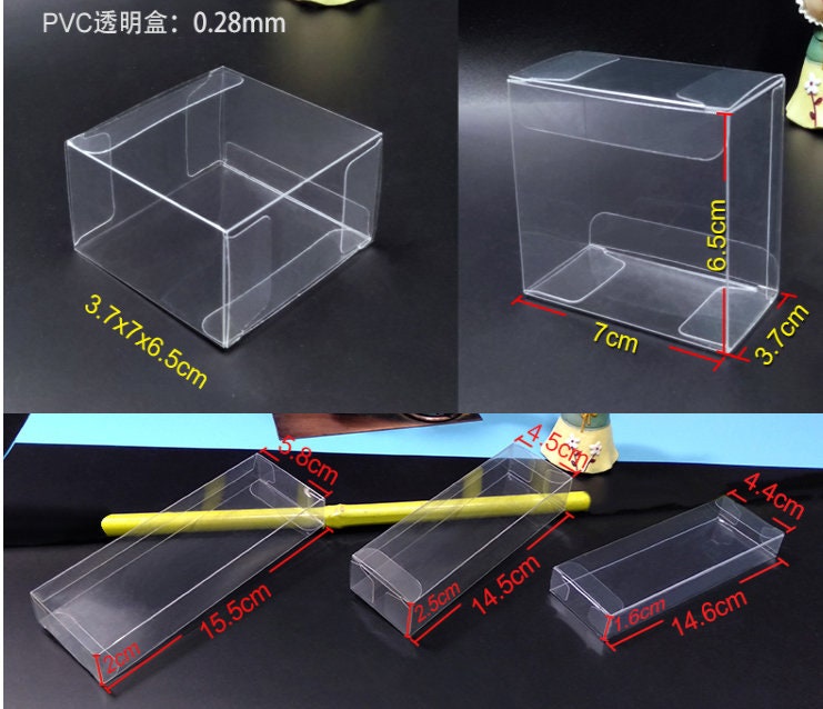 Clear PVC Folding Boxes: Custom Logo/size for Favors - Etsy