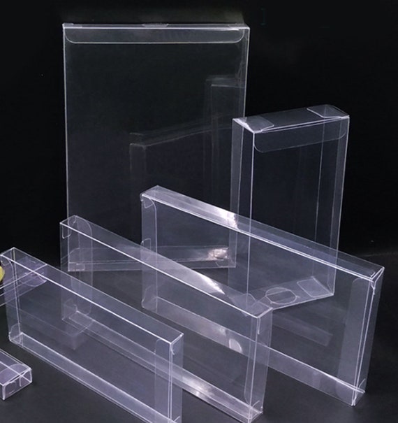 10pcs Mini Small Case PP Transparent Plastic Storage Box Pack