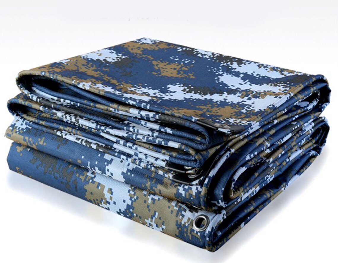 Customize size Waterproof Camouflage Coated Tarp Outdoor Etsy