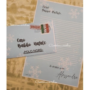 Carta de Papá Noel para imprimir