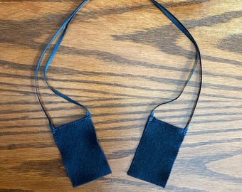 Benedictine Scapular, 100% Wool with Cotton Straps