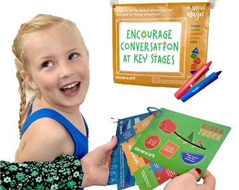 Mindful Magic: Aktivitetspaket för barn med känsloreglering med kommunikationskort och sensoriska verktyg