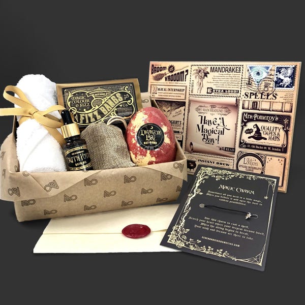 Caja misteriosa de varitas, set de regalo de bomba de baño, brujería, bruja, mago, huevo de dragón, regalos