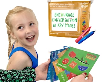 Mindful Magic: Sensoriska verktyg för barn med ADHD Aktivitetspaket för emotionell reglering med kommunikationskort