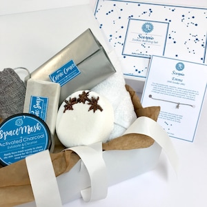 Luxury Zodiac Pamper Gift Box for Her, Relaxation Gift Box, Pamper Hamper, Care Package