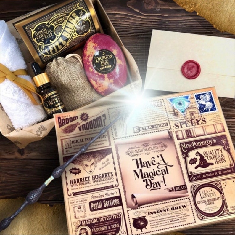 Witchcraft Witch Wizard Dragon Egg Bath Bomb Gift Set Mystery Etsy