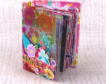 Mini Photo Album- just add photos! Smile - Acrylic Album      5.75 x 4