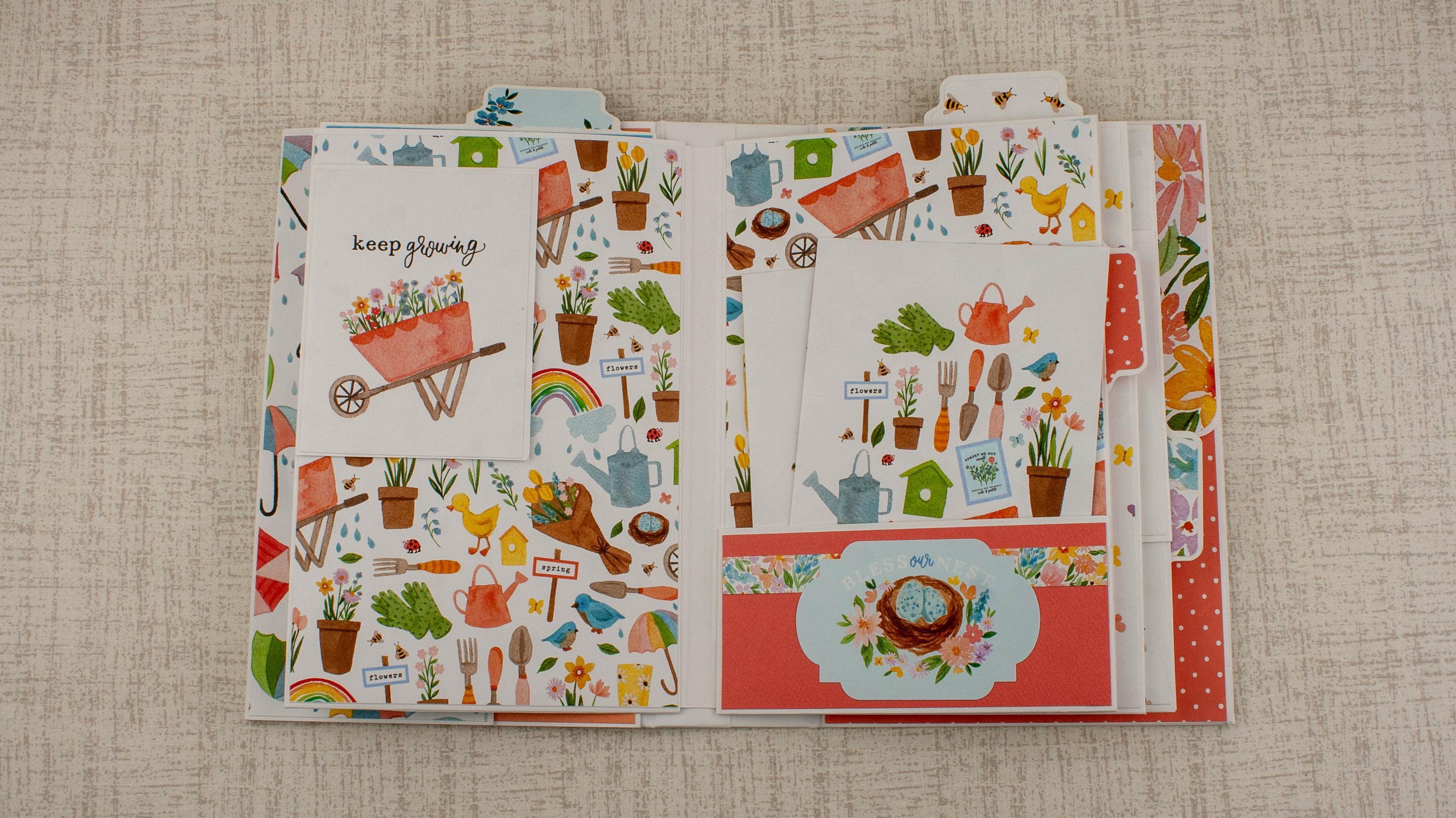 Spring Mini Album for Photos and Journalingpremade Scrapbook Album - Etsy