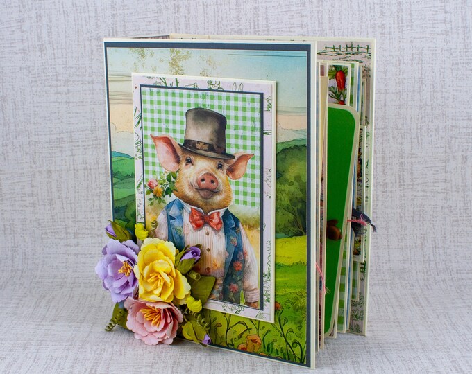 Spring Themed Scrapbook Album for Photos Mini Album - Etsy