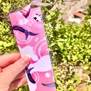 fish Bookmark/one sided bookmarks/fish bookmark/cute bookmark/pink bookmark/booklovers/reading accessories/bookmark/ bookmarks