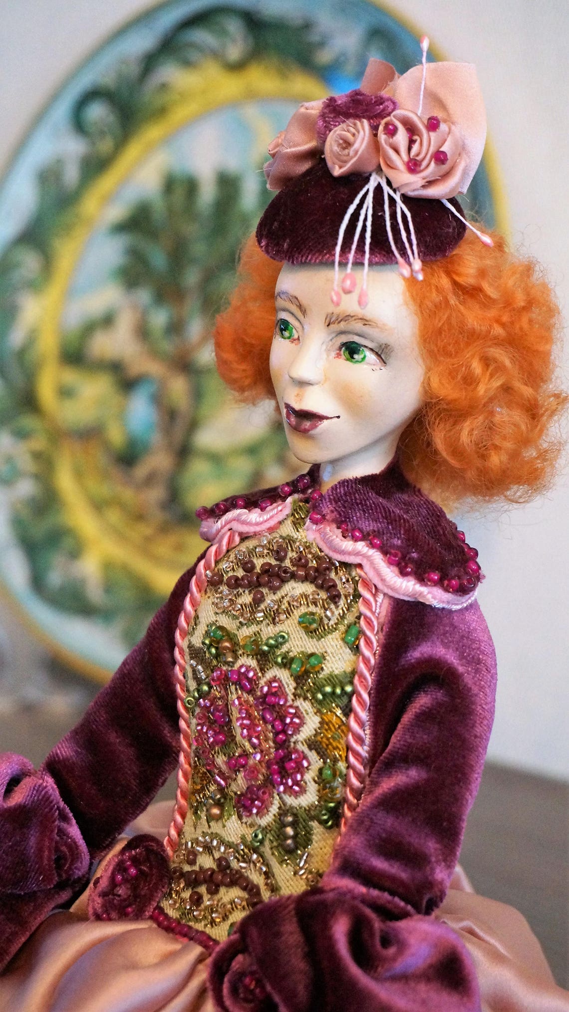Unique art doll OOAK doll Art dolls Home decor doll Paper Etsy