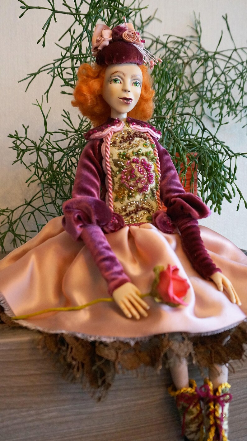 Unique Art Doll OOAK Doll Art Dolls Home Decor Doll Paper Etsy