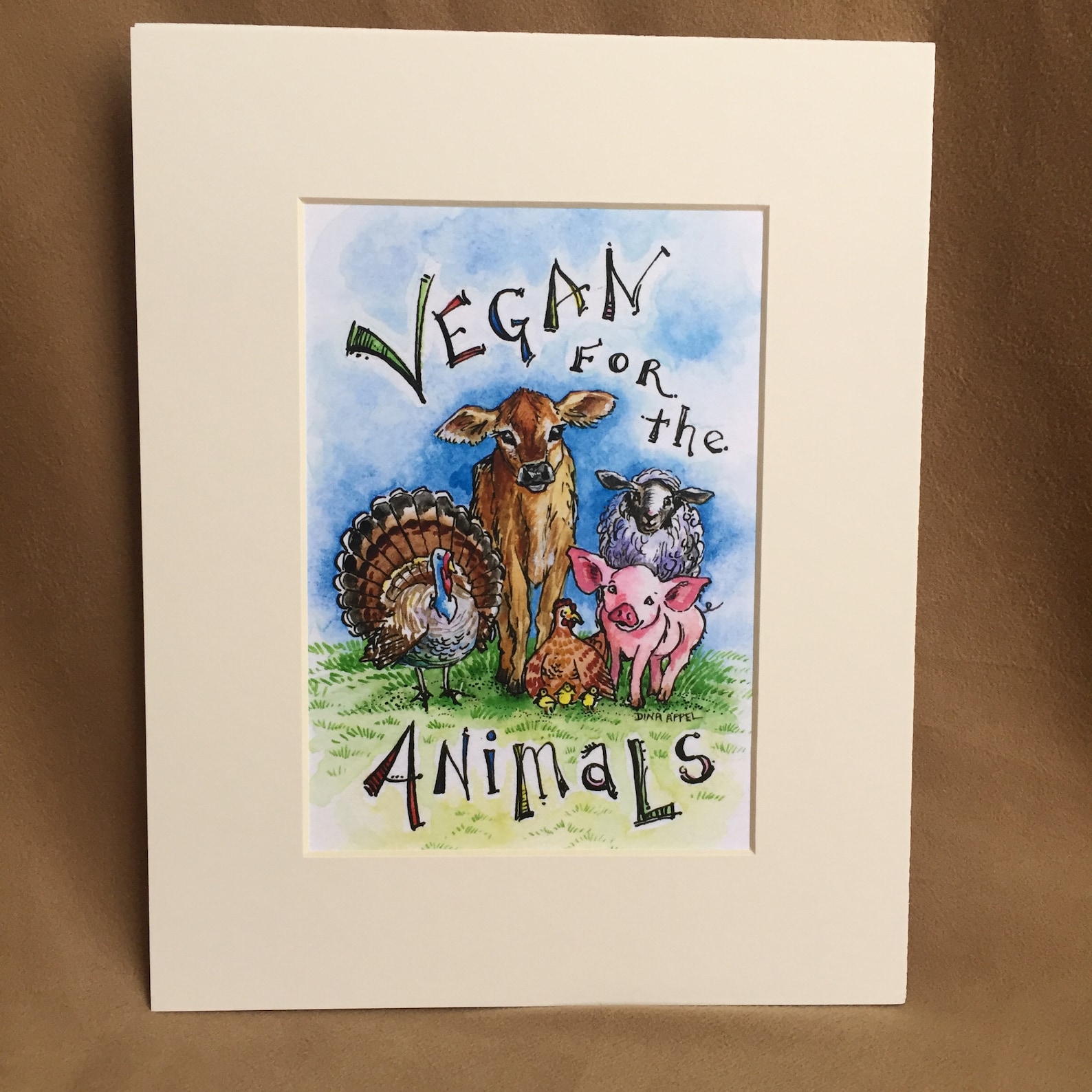 Vegan Art Print Vegan Art Vegan Print Vegan Painting Vegan Etsy