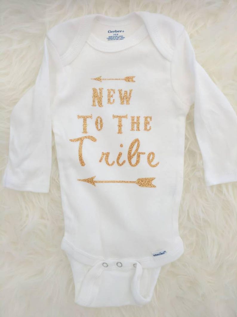 new to the tribe onesie