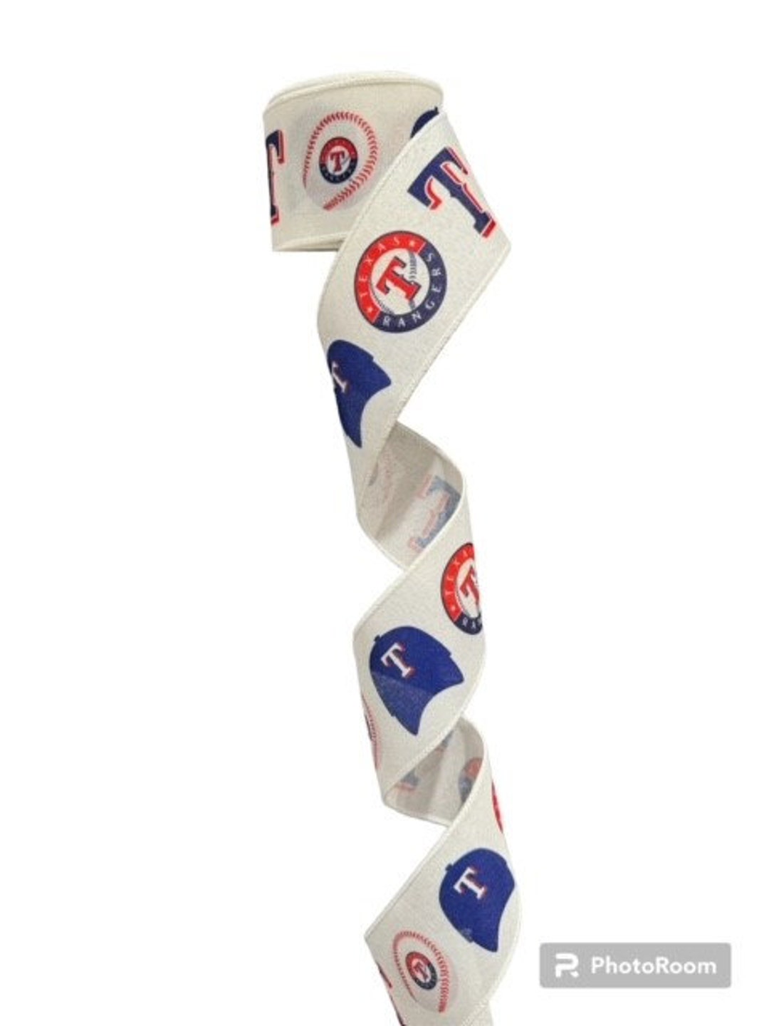 Renges Ribbon 2.5 Inch Wired Texas Rangers Baseball Sports Team Ribbon (sold in 10 ...