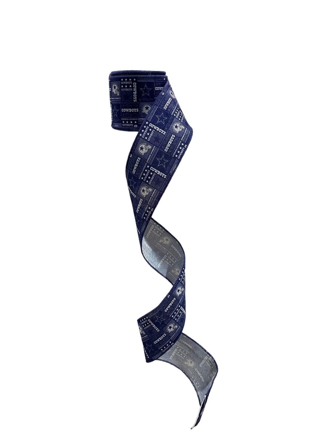Football Sports Team Ribbon, Blue and White Collage (10 Yard Roll) - Etsy