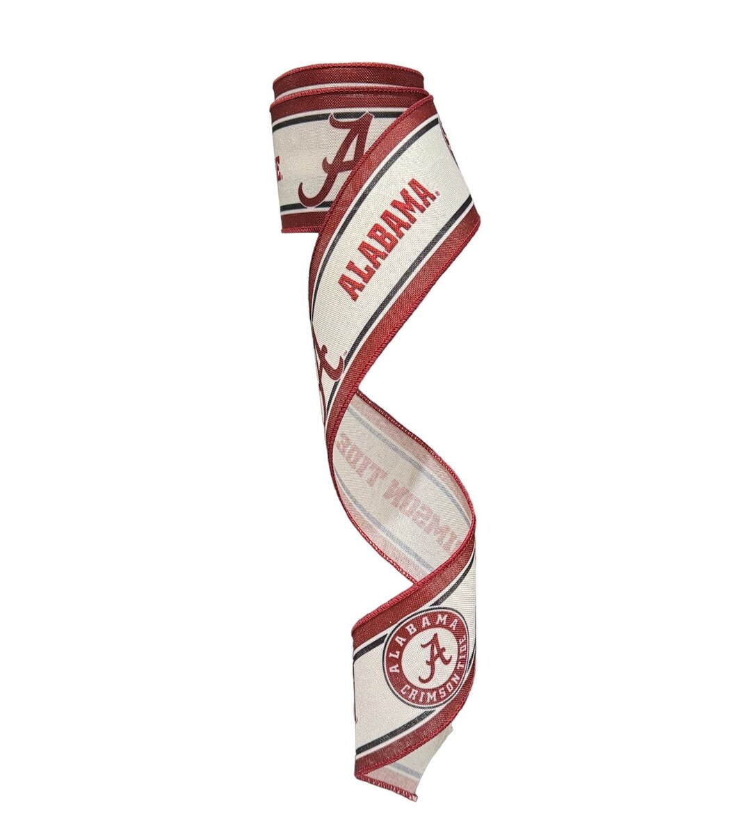 Alabama Crimson Tide Ribbon, 2.5 Inch Wired Collage, 10 Yard Roll - Etsy