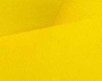 3" Wide Solid Daffodil Yellow Grosgrain Cheer Bow Ribbon