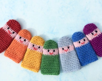 Rainbow finger puppet