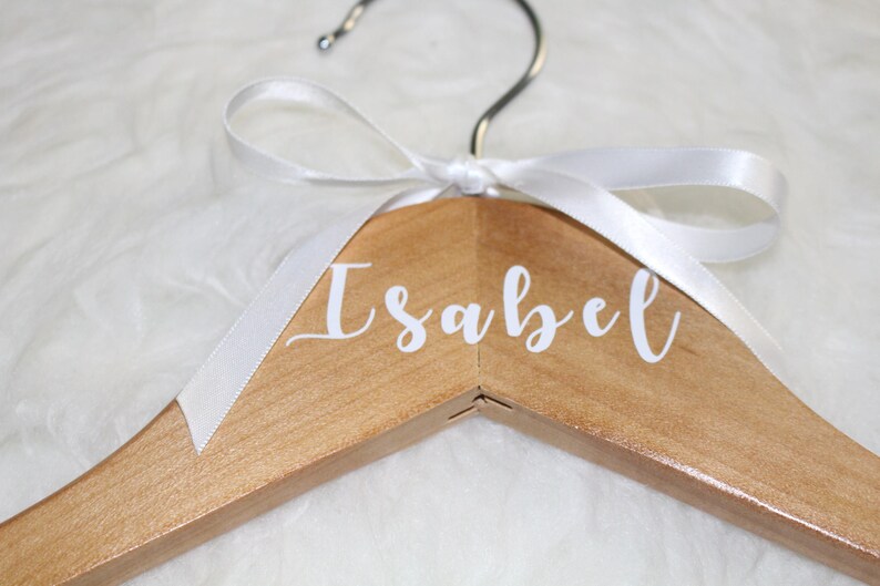 Wedding Dress Hangers, Bridesmaid Hangers, Personalized Hangers, Wedding Gift, Bridal Gift