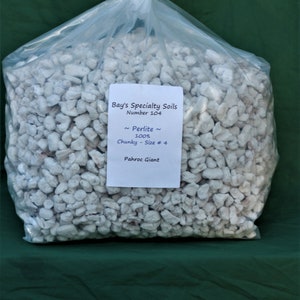 Perlite Chunky Size # 4, Seed Starting, Hydroponics, Potting Soil