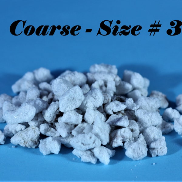 Perlite Coarse Size # 3, Seed Starting, Hydroponics - Shipped in a Box