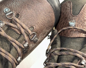 Hanwag Leather Hiking Boots: Vibram Sole, EU 39 / US Women's 8
