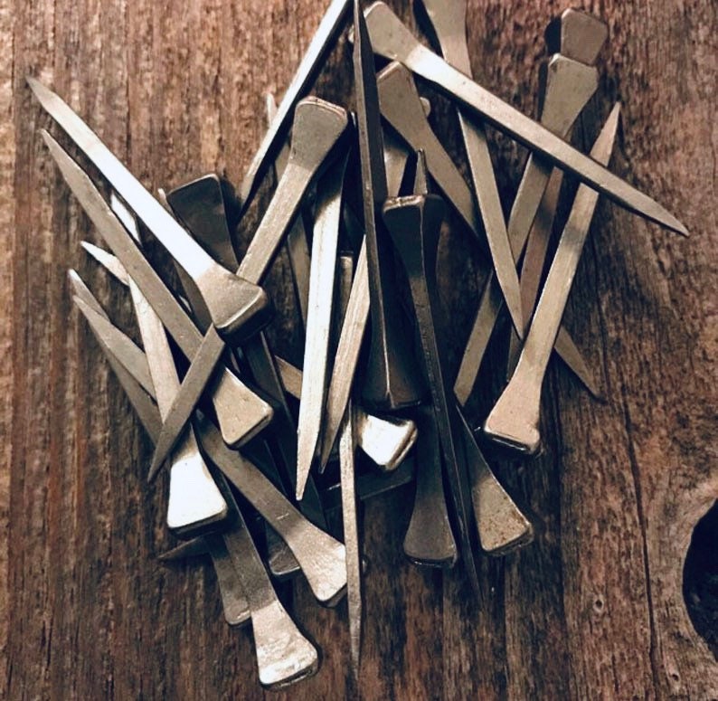 Nail Horseshoe Nail Square Nail Rustic Nail Etsy