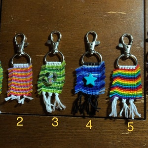 Fringe Alpha Keychain