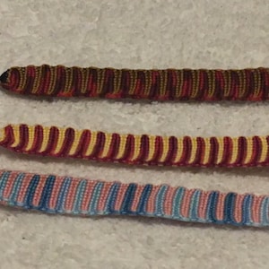 Alpha Double Wave Friendship Bracelet