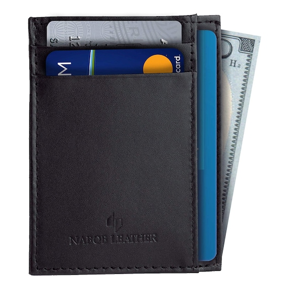 Nappa Leather Minimalist Slim Wallet