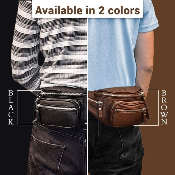 nabob leather fanny pack