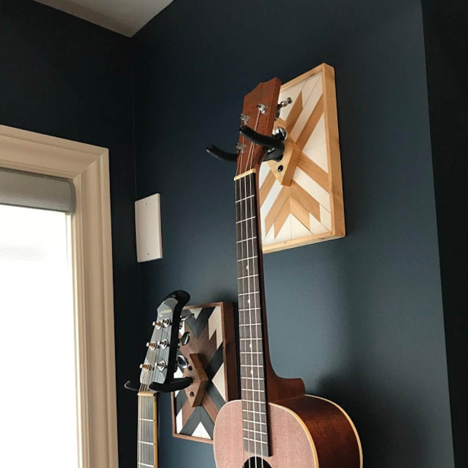 Modern Guitar Wall Mount & Guitar Hangers Custom Guitar - Etsy
