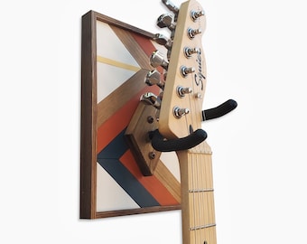 Modern Guitar Wall Mount - Guitar Mount - Guitar Hanger - Gifts for Husband - Guitar Hook - Guitar Stand - Gifts for Musicians